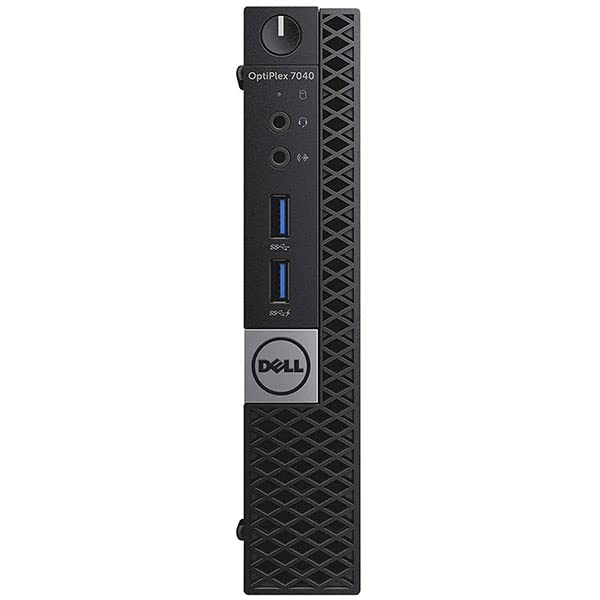 (Refurbished) Dell Optiplex Mini PC (Intel Core i3 6th gen, Windows 11, WiFi, MS Office ,USB, Ethernet,DP), Black, 1 Yr Warranty