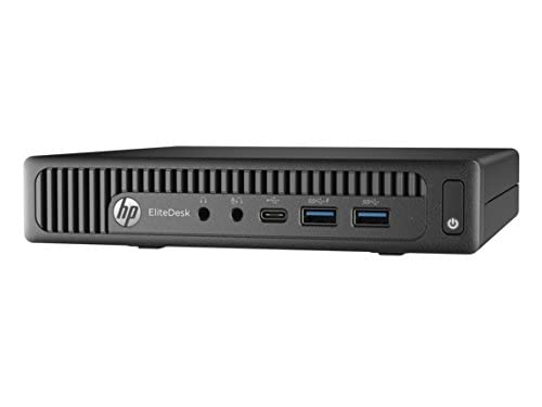 (Refurbished) HP EliteDesk 800 G2 Mini PC | Intel Core i3 6th gen | Windows 11  & MS Office | VGA | WiFi, 1 Yr Warranty